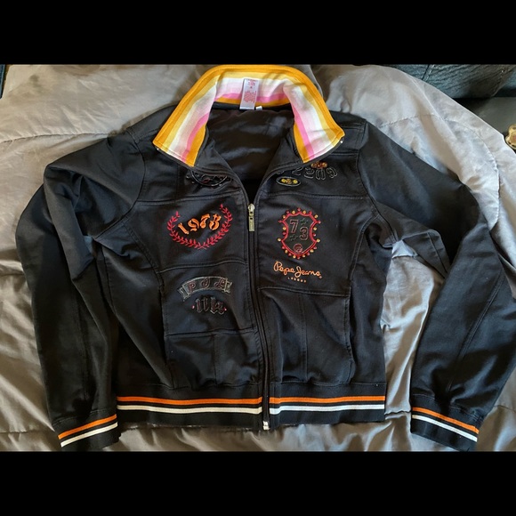 Pepe jeans London bomber zip up sweater - Picture 2 of 3